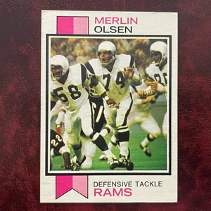 1973 Topps Set MERLIN OLSEN #479 LOS ANGELES RAMS - EX++ - Picture 1 of 2
