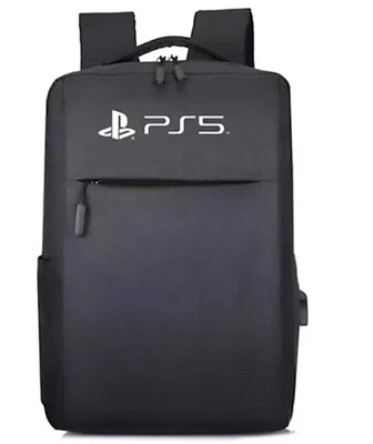 Mochila Bolsa de Transporte de Lona para Consola PS5 Sistema de Juegos Mochila de Almacenamiento de Viaje Nueva Foto 1 de 4