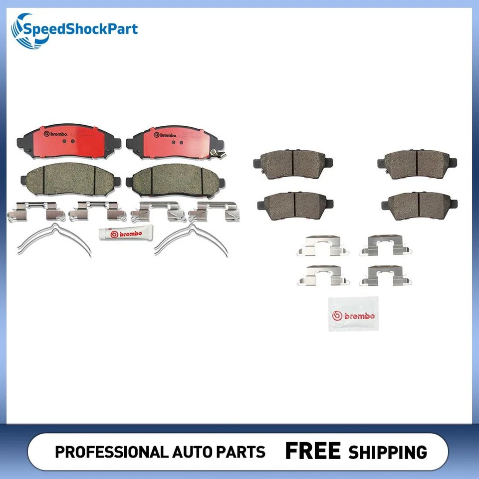 Brembo Front & Rear Disc Brake Pad Set for 2005-2012 Nissan Pathfinder - Изображение 1 из 4