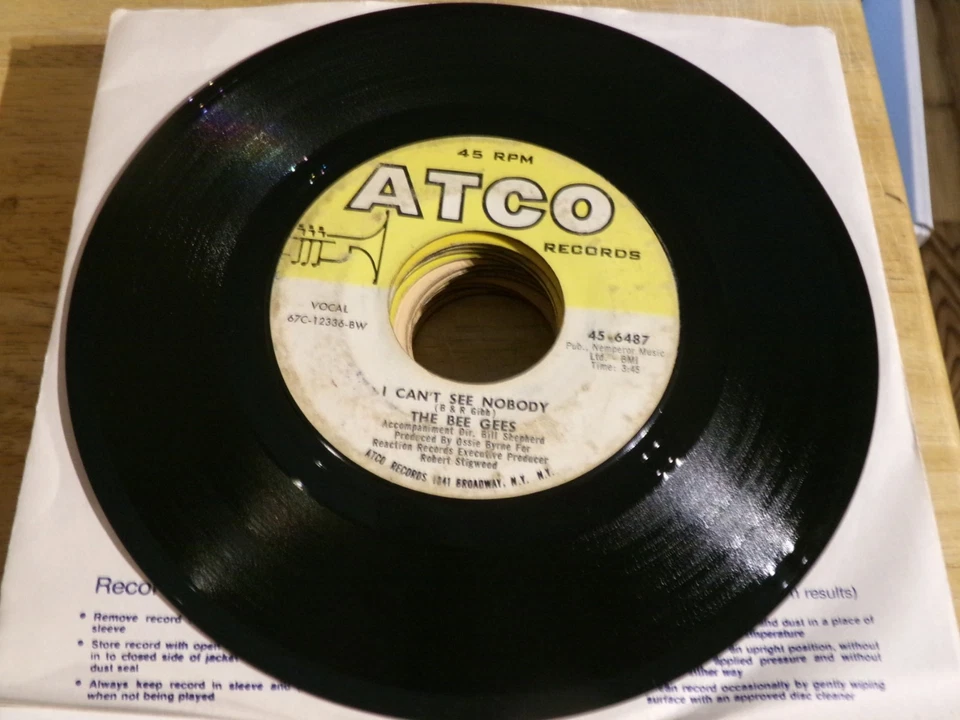 Лот (10) Bee Gees 45s - (5) на Atco; (5) на RSO - Изображение 1 из 1