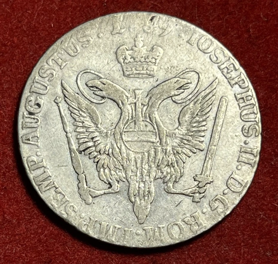 Hamburg 16 Schilling 1789 OHK Silver Coin KM#463 T7824 - Image 1 of 2