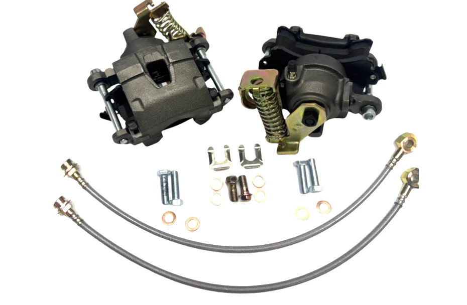 2x Rear Loaded Brake Caliper + Hoses for Buick Cadillac Eldorado Olds 1979-1985 - Image 1 of 4