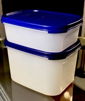 Details about / TUPPERWARE NEW VINTAGE STOCK MODULAR MATES #1612 w RARE STRAWBERRY CREAM SEAL