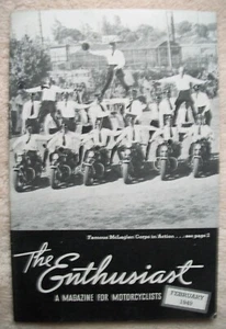 Das Enthusiast Magazin für Motorradfahrer Harley Davidson Februar 1949 - Bild 1 von 7