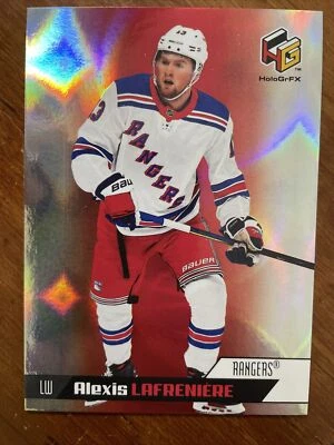 20-21 UD Extended Hockey Rookie HoloGrFX HG-10 Alexis Lafreniere - Image 1 of 2