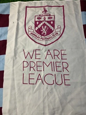 BURNLEY INGLATERRA SOMOS PREMIER LEAGUE RARO FÚTBOL FAN BANDERA BANNER Foto 1 de 4