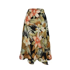 Notations Floral Print A-Line Skirt - Picture 1 of 11