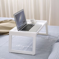  Foldable Desk Portable White Bedside Tables Laptop Pearlescent