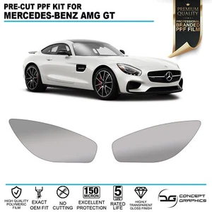 Headlights Stone Guard PPF Paint Protection Film Kit For Mercedes AMG GT GTS - Picture 1 of 4