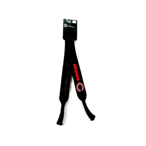 Chicago Bears NFL Black Neoprene Strap For Sunglasses/Eye Glasses Cover