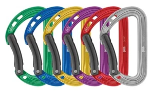 Mosquetón puerta doblada Petzl Spirit - Paquete de 6 multicolores - Imagen 1 de 1