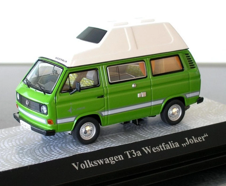 Volkswagen VW T3 Camper Bus Modellino Joker Verde 1:43 Premium Classixxs - Immagine 1 di 1