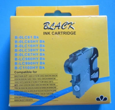 Black ink cartridge B-0LC61 for Brother DCP printer free shipping - Image 1 of 4
