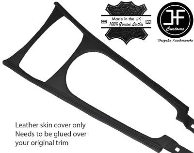 BLACK STITCH CENTRE CONSOLE TRIM LEATHER COVER FOR BMW Z4 E85 03-11 DESIGN 2 - image 1 of 2