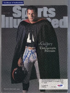 Frank Gifford Signed 1997 Sports Illustrated 7/21 Autographed Giants PSA/DNA - Picture 1 of 1