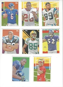 (8) card 2009 Topps Football Chicle INSERT lot! Ray Lewis - Portis - Steve Smith - Picture 1 of 2