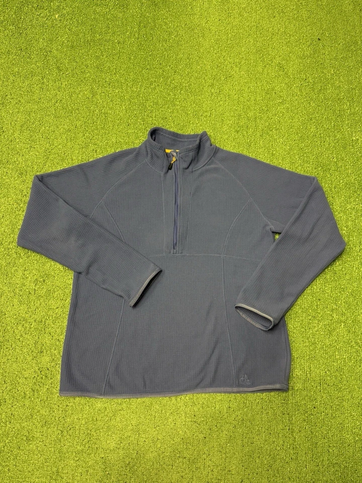 Nike ACG 1/4 Cremallera Rejilla Polar Pullover Camisa Talla X-Grande Púrpura Atlético Senderismo Foto 1 de 4