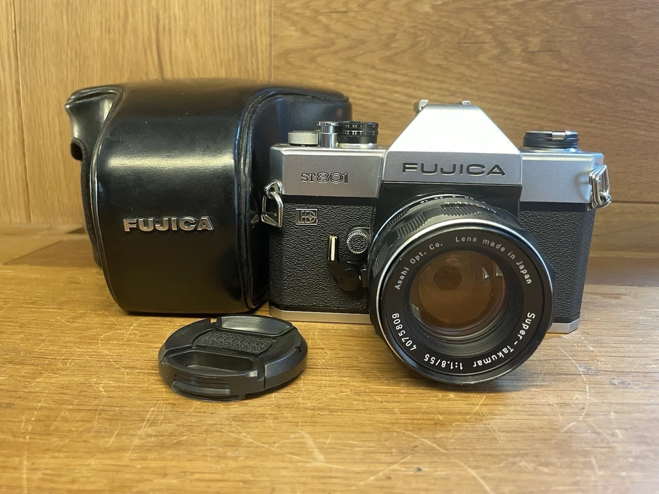 *Como nueva con estuche* Lente Fuji ST801 LED Super Takumar 55 mm F/1,8 de JPN Foto 1 de 4