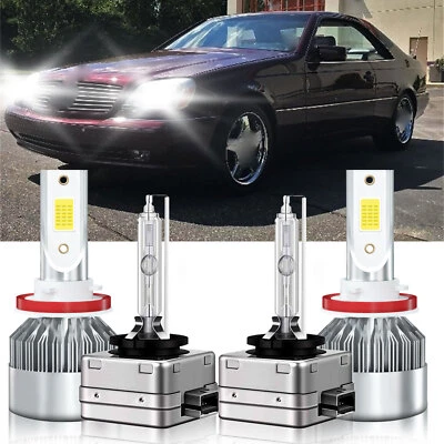 H11 D1S LED HID faros haz alto bajo para Mercedes-Benz CL500 2011-2013 Foto 1 de 4