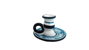 971837 Candelabro in ceramica Vietrese alt. cm. 10 - Foto 1 di 7