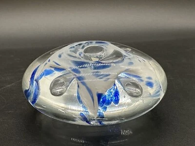 Pfeiffer Hand Made Holland Art Glass Paper Weight Foto 1 de 4