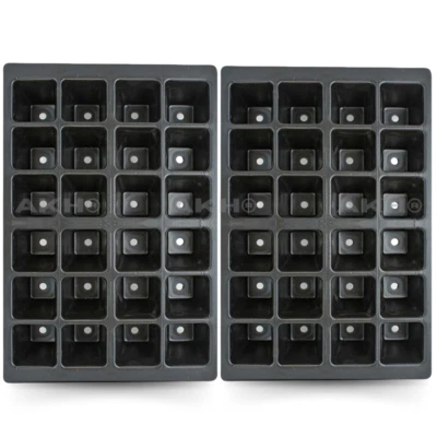 48 Cell  Rootrainer Plug Plant Seed Tray Root Trainers Tree Tray 2 TRAYS uk - Image 1 of 4