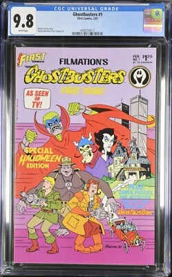 Ghostbusters #1 CGC 9,8 primer cómic 1987 páginas blancas Foto 1 de 2