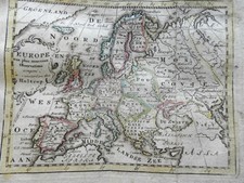 Europe Holy Roman Empire France Ottoman Empire Russia 1780 Holtrop miniature map