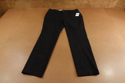 Pantalón 89th & Madison Mujer Talla 14W Negro Elastizado Acento Corazón Pierna Recta Nuevo con Etiquetas Foto 1 de 4