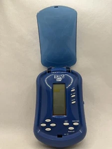 Blue Radica Lighted Tetris Flip Top Handheld Travel Electronic Game Tested Works - Picture 1 of 5
