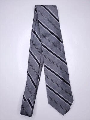Dkny Mens Formal Necktie 57"Lx3.25"W Gray Neck Tie Foto 1 de 4