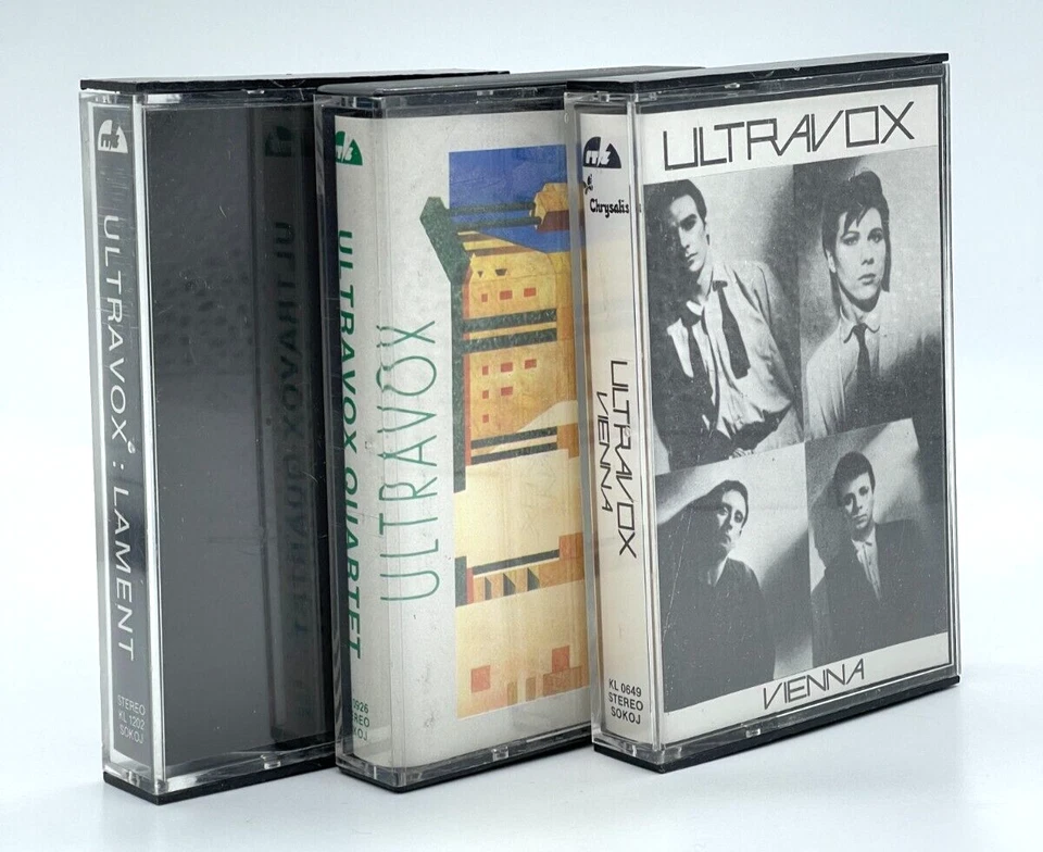 ULTRAVOX - CASSETTE TAPE LOT (3) - MADE IN YUGOSLAVIA Foto 1 de 1
