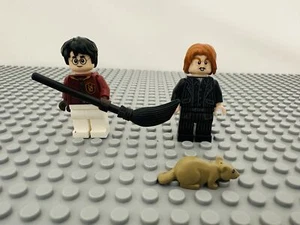 Lot Of 3 Lego Minifigs Harry Potter HP427 Peter Pettigrew HP196 With Rat - Picture 1 of 4