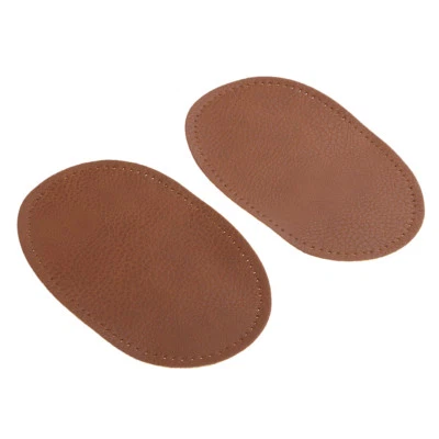 1 Pair Leather Knee Elbow Patch Sew on Patches for Coat Jacket Jeans Coffee - Image 1 of 4