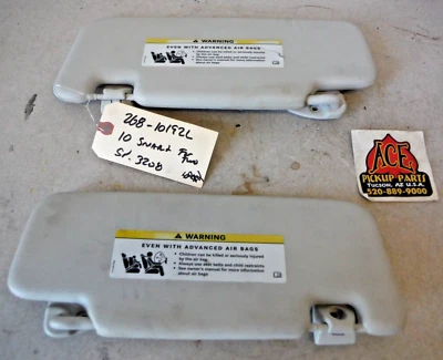 08-16 Smart Fortwo OEM Sun Visor Set with Mirror Foto 1 de 4