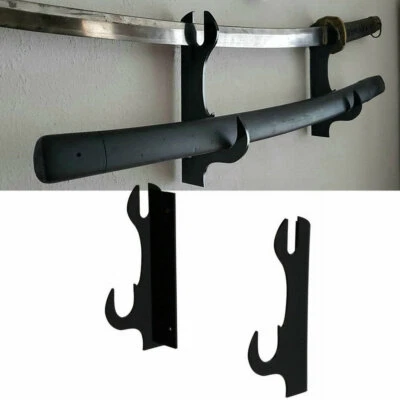 Soporte para colgador de espada samurai de acrílico de montaje en pared de 2 piezas - Imagen 1 de 4
