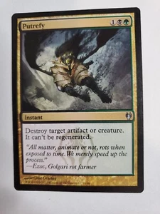 MTG Magic The Gathering Card Putrefy Instant Black Green Duel Decks Izzet vs Gol - Picture 1 of 2