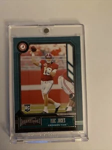 Mac Jones RC Playbook Draft Picks 2021 Alabama / Patriots Rookie Card #340 - Picture 1 of 7