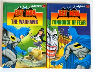 Batman Ladybird Buch Batman The Warhawk und Batman Funhouse Of Fear Buchset - Bild 1 von 2