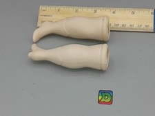 Reproduction Alvetta Doll Part 3.5" Pair Porcelain Lady Legs w/ Boots -D