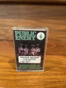 Public Enemy Apocalypse 91 The Enemy Strikes Black Cassette Sony Music - Picture 1 of 6
