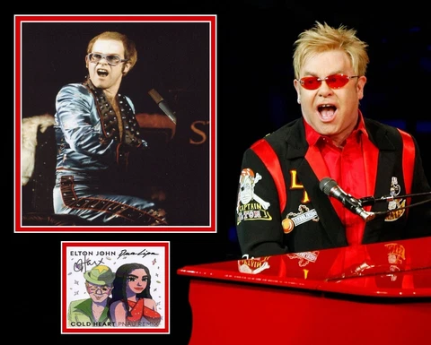ELTON JOHN SIGNED PHOTO MOUNT  UACC REG 242 Cover
