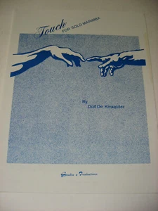 Dolf De Kinkelder Touch for Solo Marimba Sheet Music Studio 4 Productions - Picture 1 of 2