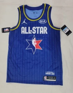 Nike Air Jordan Kyrie Irving 11 All Star Game 2020 Jersey Blue Striped Size M - Picture 1 of 12