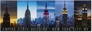 Empire State Building Jumbo Fridge Magnet - NYC Souvenir Gift - Picture 1 of 9