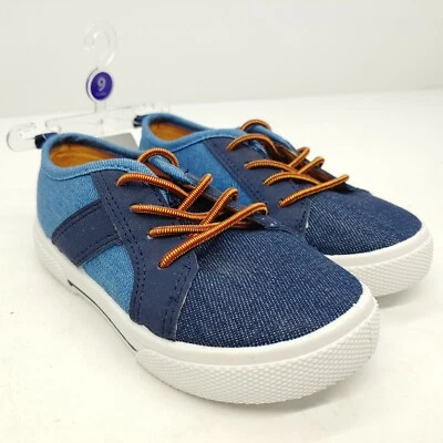 Zapatillas deportivas informales Carter's Dante azules sin cordones para niños talla 9 niños pequeños fáciles de encender/apagar Foto 1 de 4