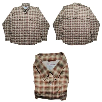 Simms Cor3 Fishing Shirt Men's 2XL Vented Multicolor Long Sleeve Button Down EUC - Image 1 of 4