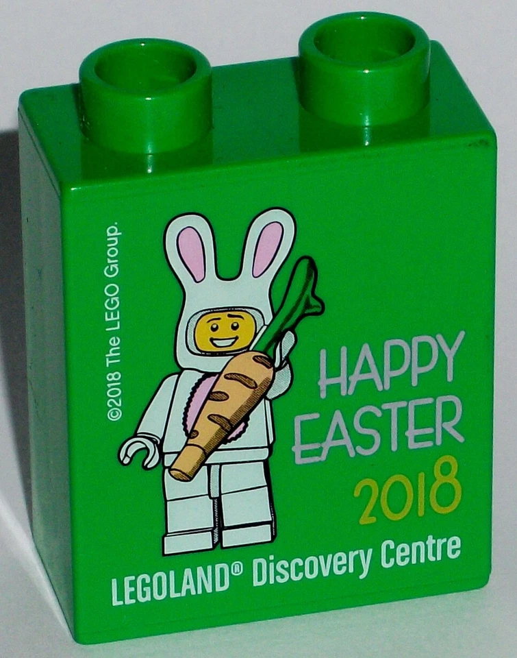 LEGO LEGOLAND Sammelstein HAPPY EASTER 2018 Discovery Centre collectors brick - Bild 1 von 1