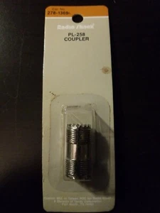 278-1369 RADIO SHACK PL 258 COUPLER  N.O.S.  - Picture 1 of 1