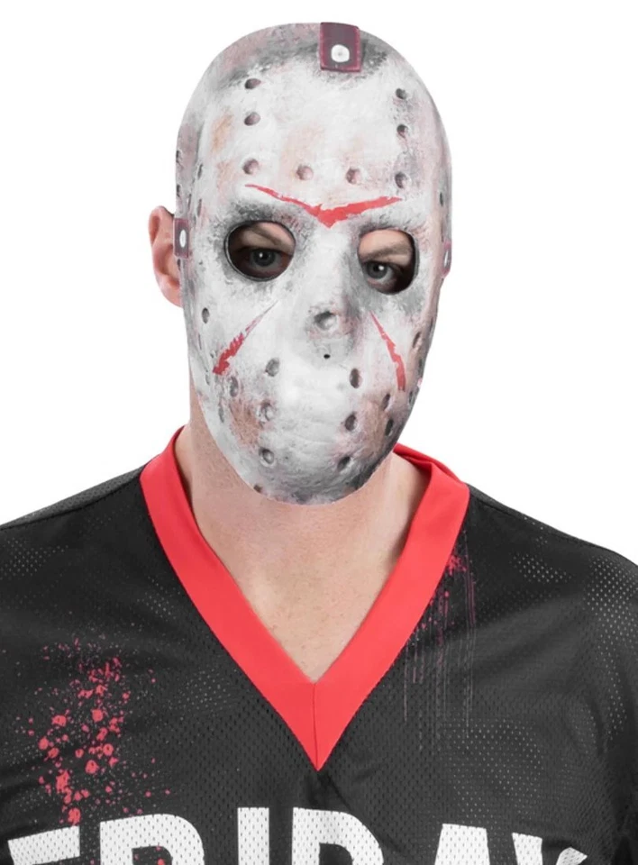 Freitag der 13. Jason Maske - Halloween Kostümteil - Hockeymaske des - Bild 1 von 1
